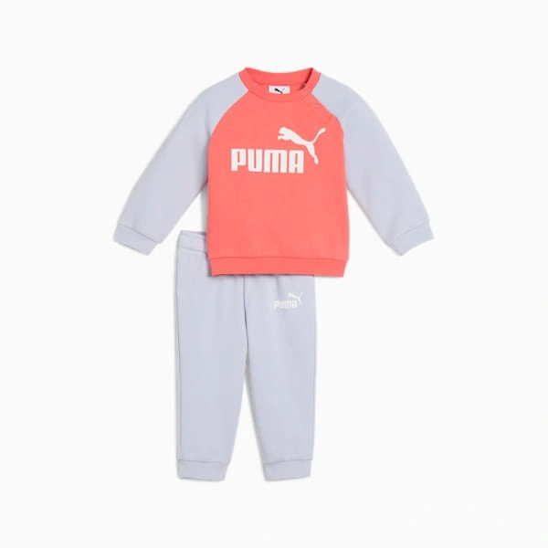 PUMA Minicats: Essentials sæt til småfolk - Raglan og bukser. Klassisk komfort i smart design!